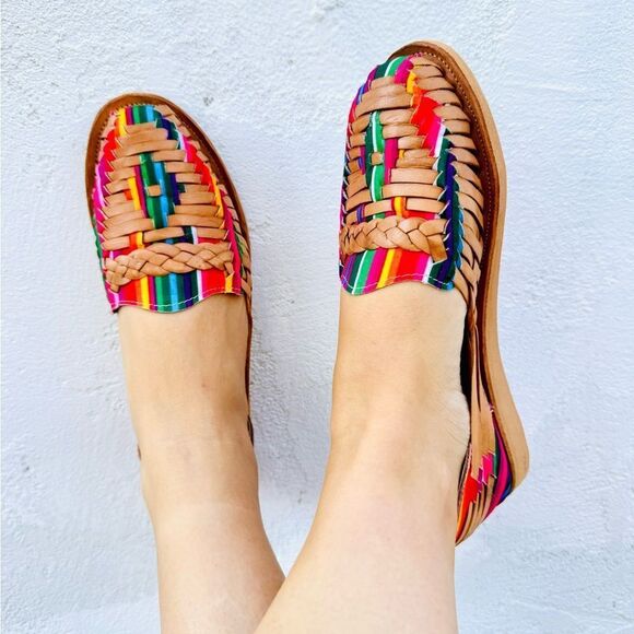 Handmade Rainbow Classic Huaraches - Picture 2 of 6